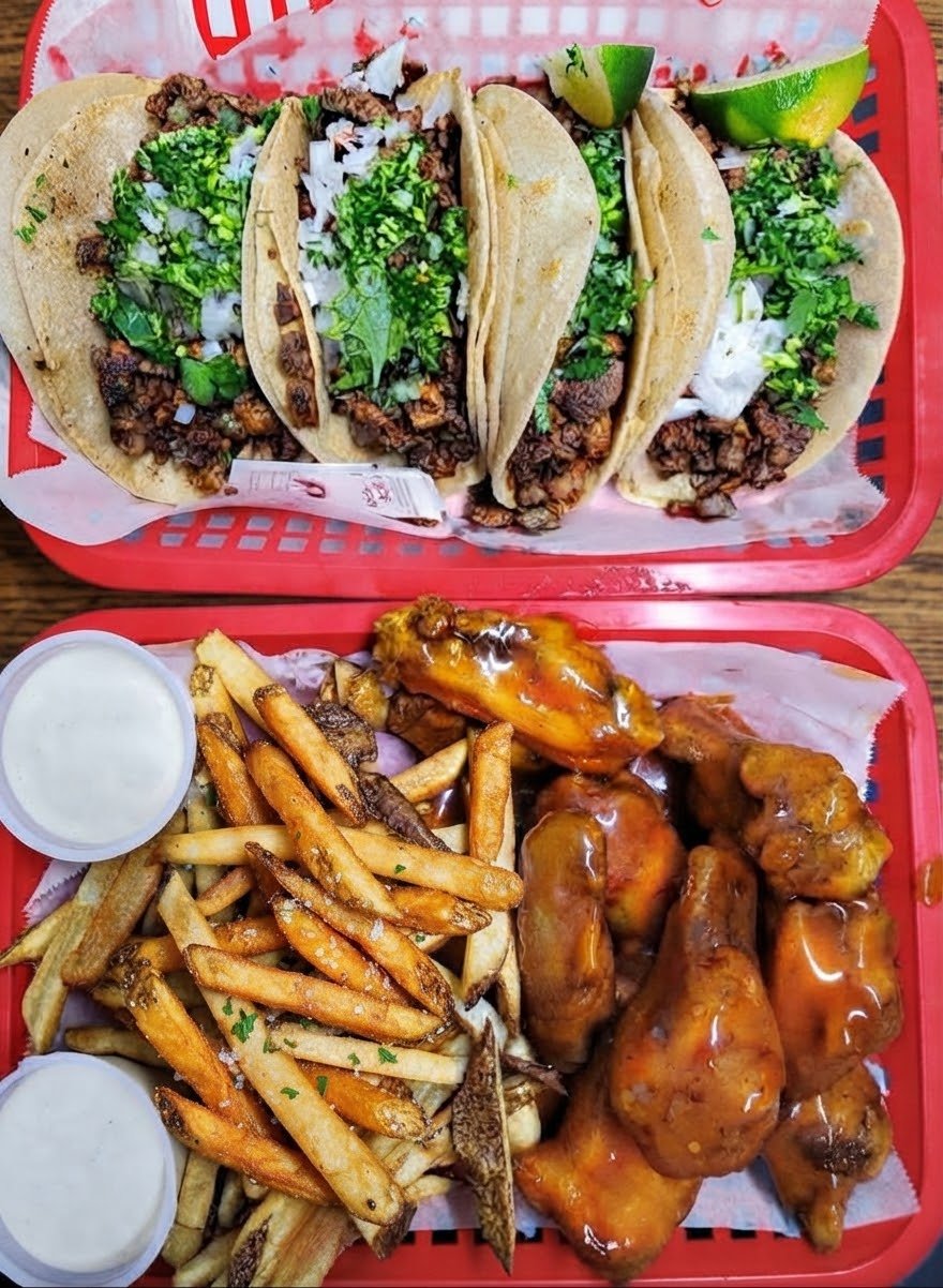 Tacos, Wings & Fries